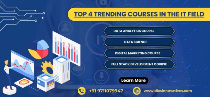 Top 4 Trending Courses in the IT Field