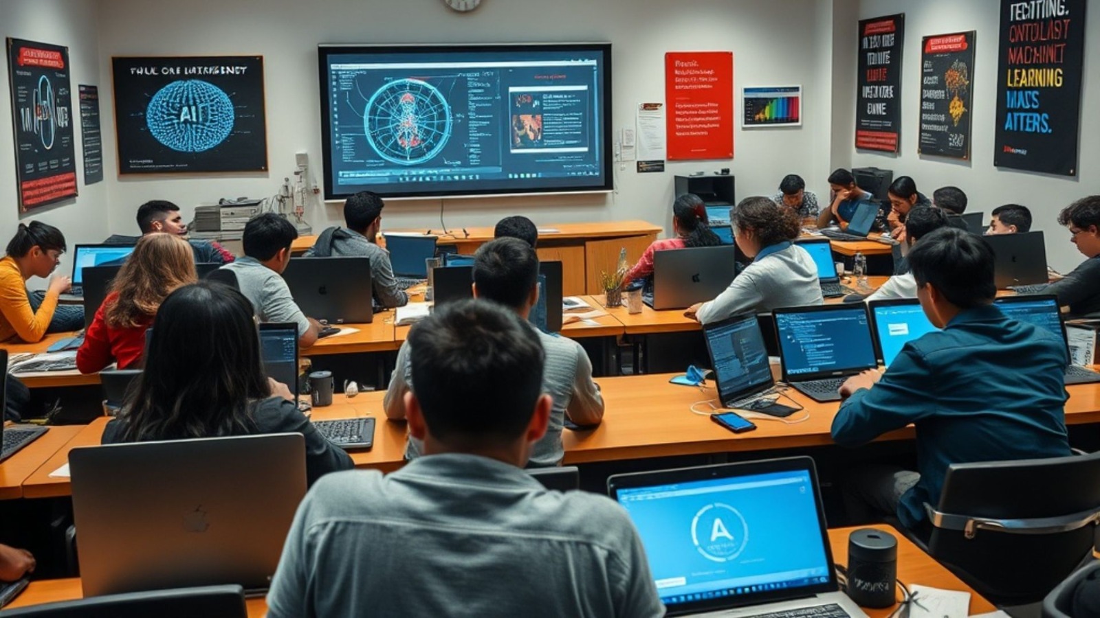 Computer training courses with AI