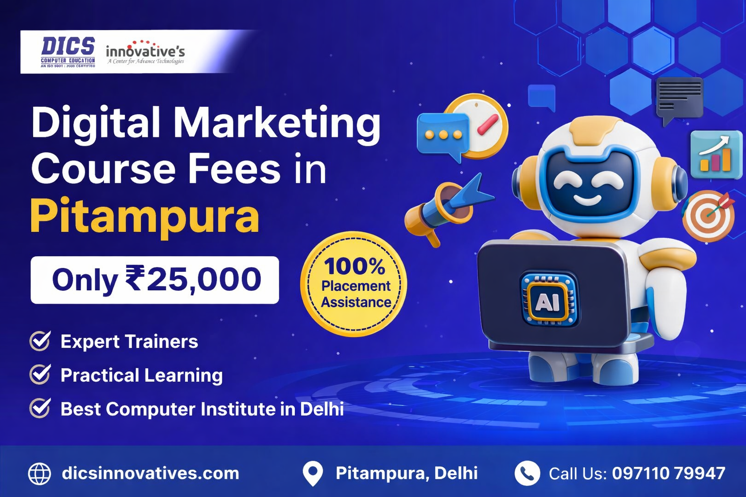 Digital Marketing Course Fees in Pitampura