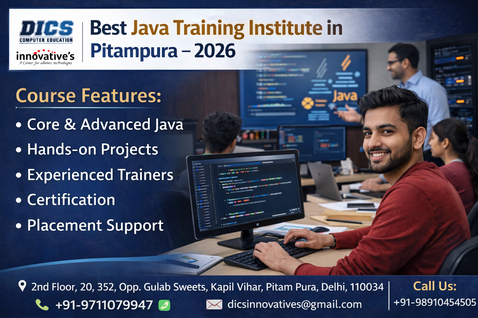 Best Java Training Institute in Pitampura