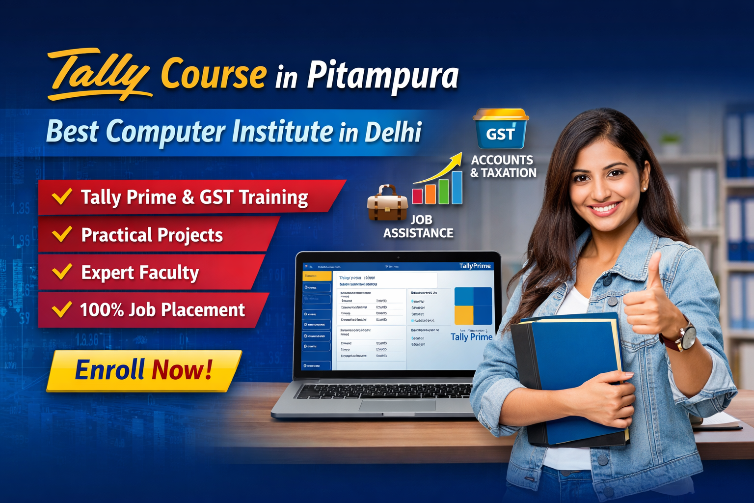 Tally Course in Pitampura – Best Computer Institute in Delhi