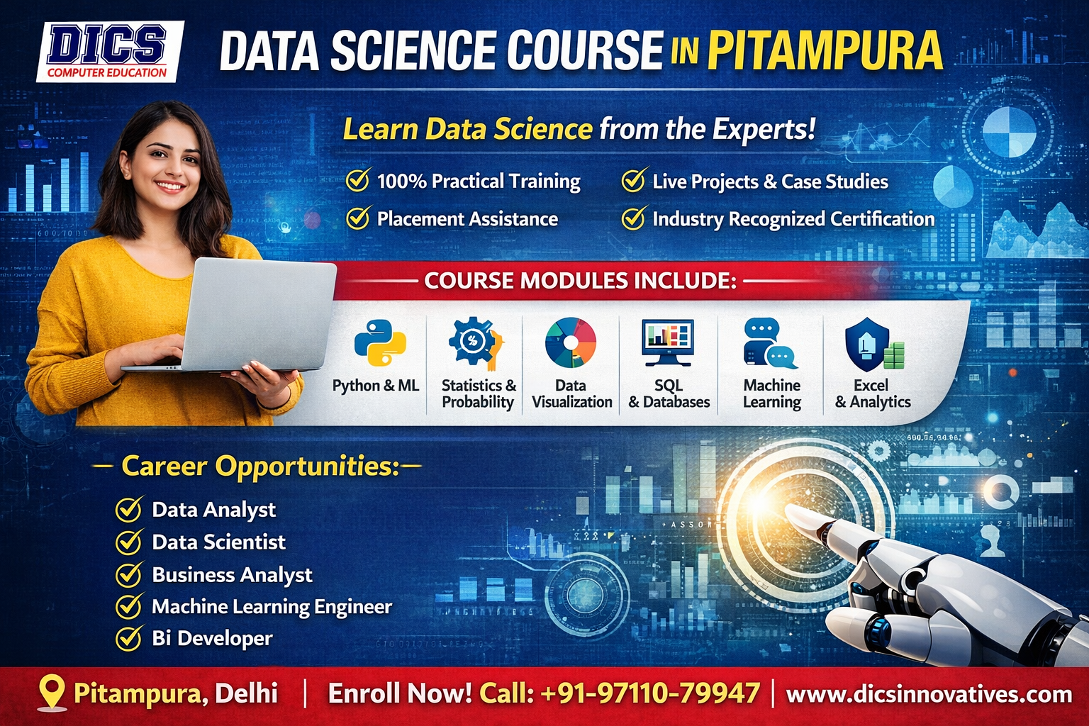 Learn Data Science Course in Pitampura – DICS Innovatives