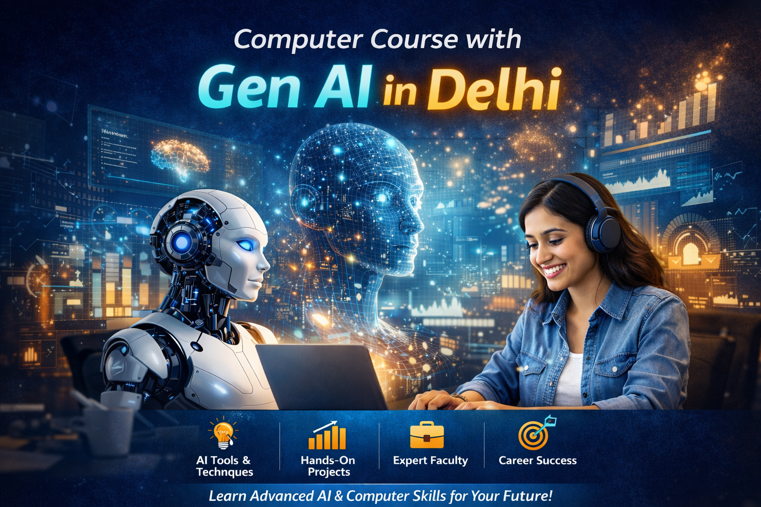Computer Course with Gen AI in Delhi