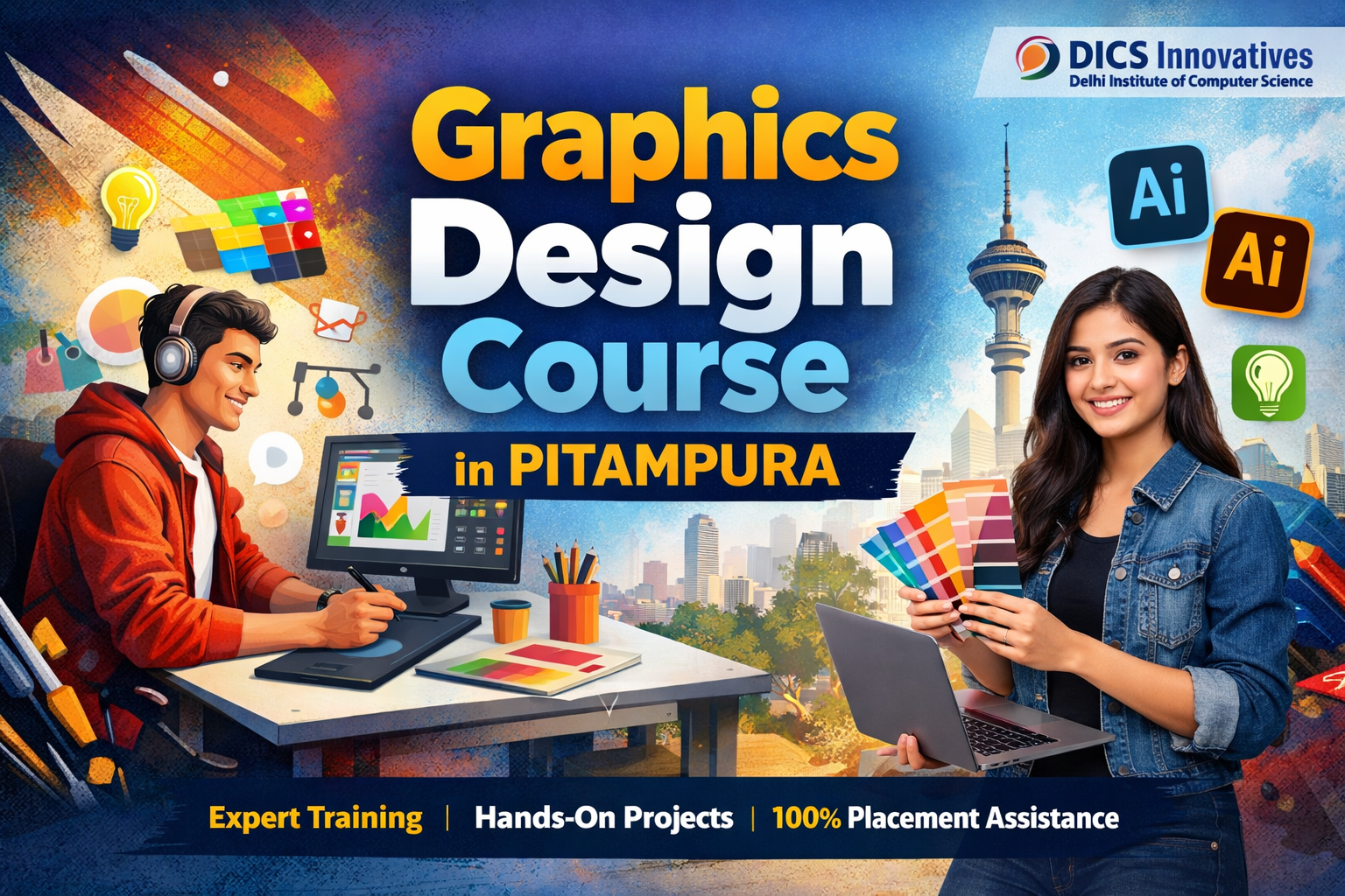 Learn Graphics Design Course in Pitampura