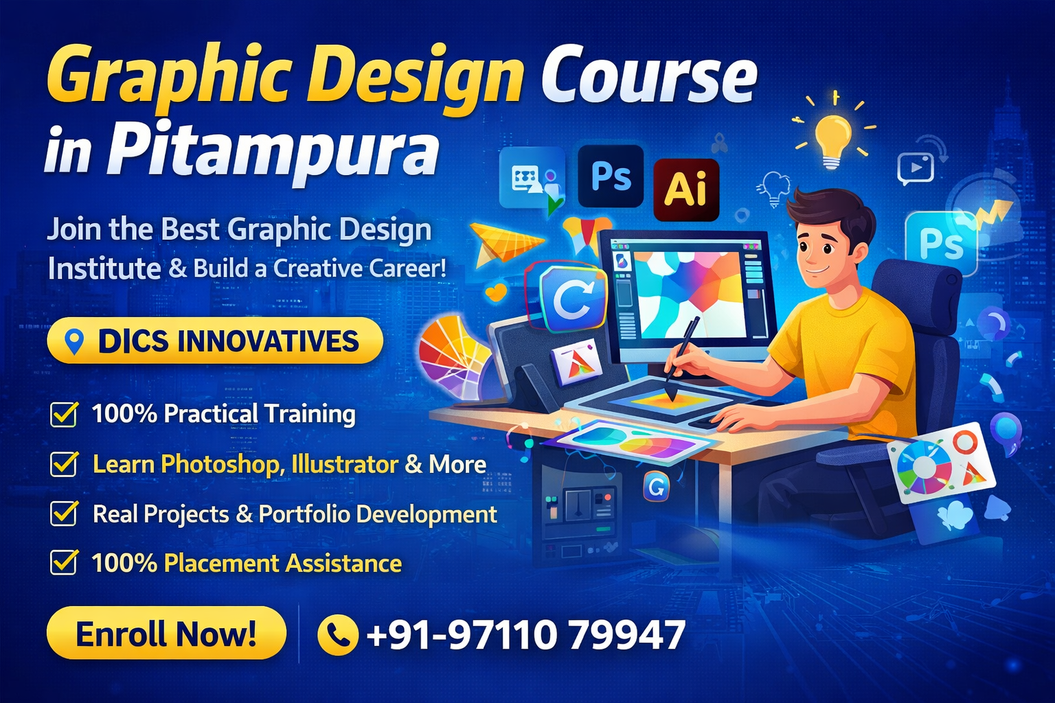 Graphic Design Course in Pitampura – DICS Innovatives