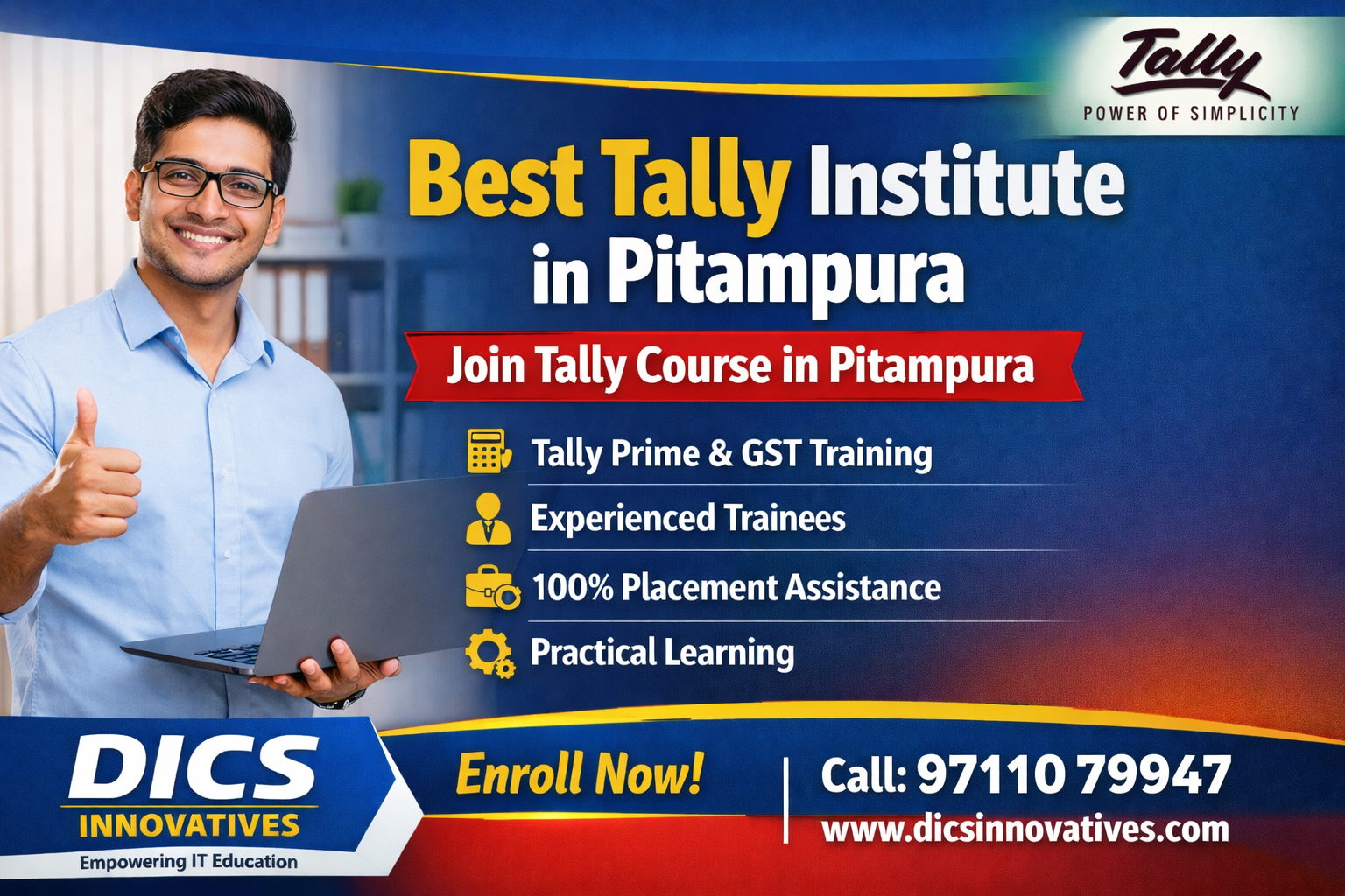 Join Tally Course in Pitampura at DICS Innovatives