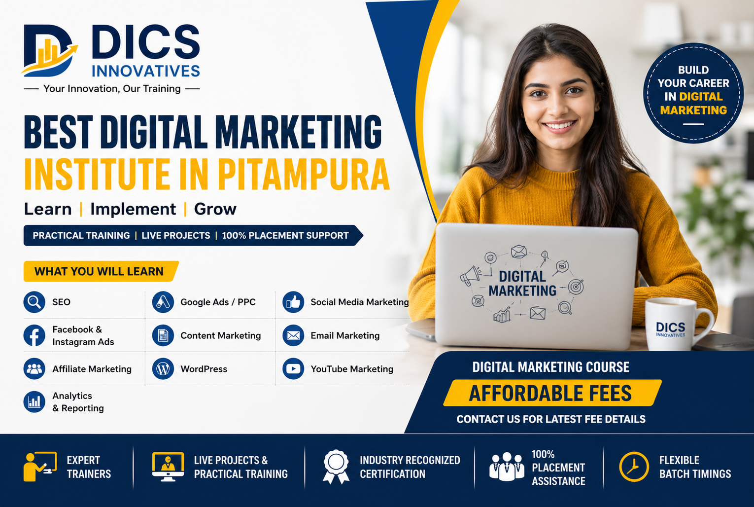 The Best Digital Marketing Institute in Pitampura