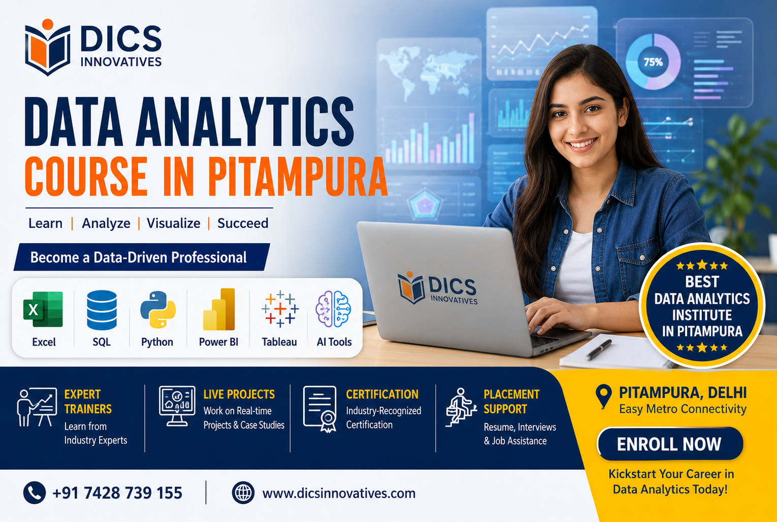 Learn Data Analytics Course in Pitampura 2026