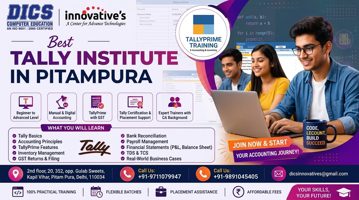 Tally Institute in Pitampura 2026