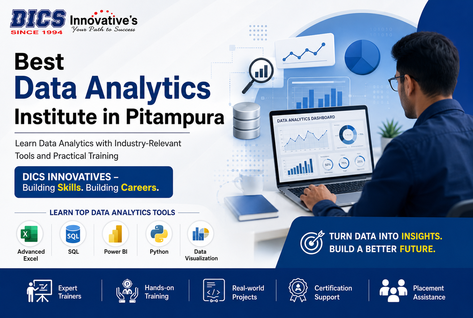 Best Data Analytics Institute in Pitampura – Job-Oriented Training