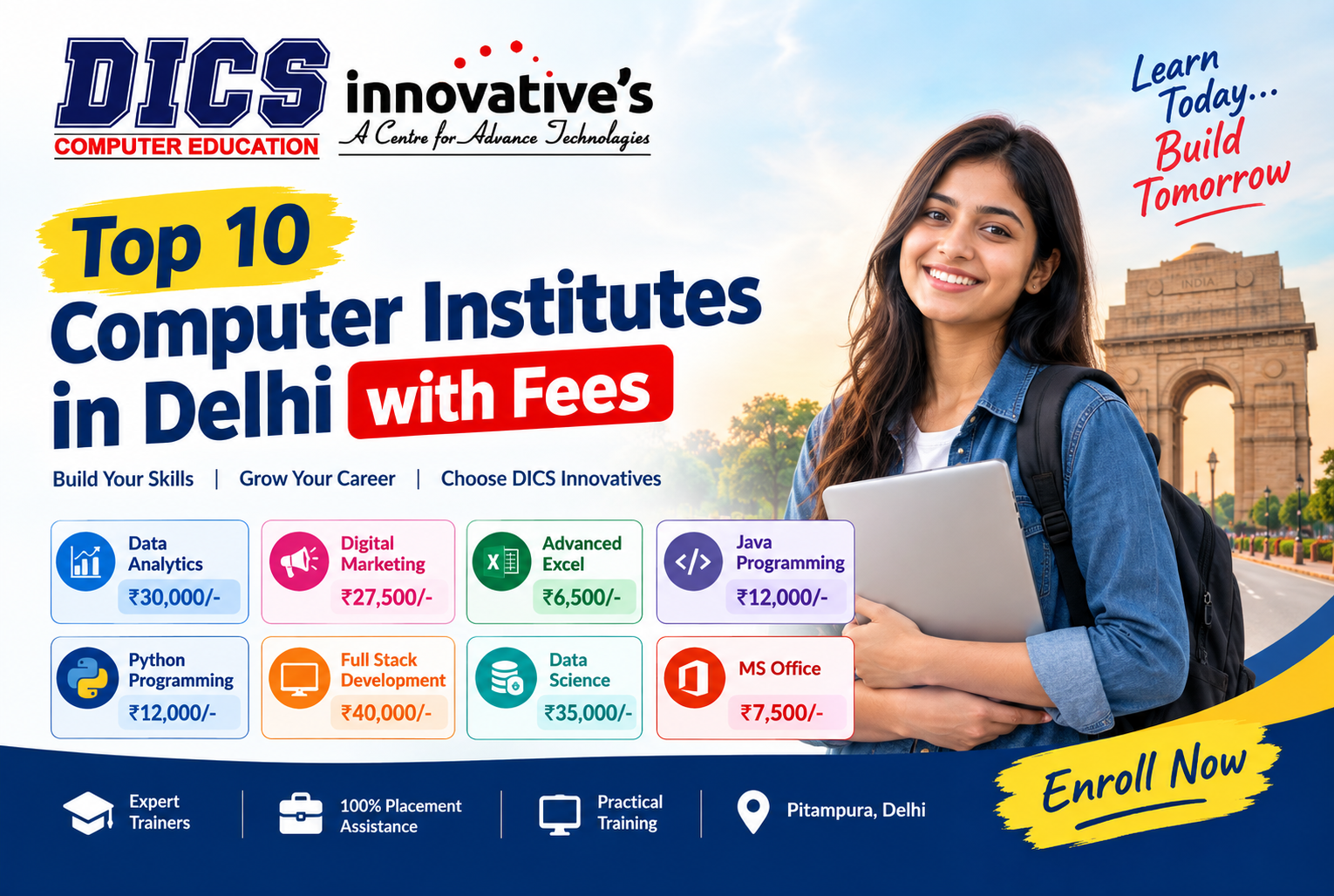 Top 10 Computer Institutes in Delhi with Fees – 2026