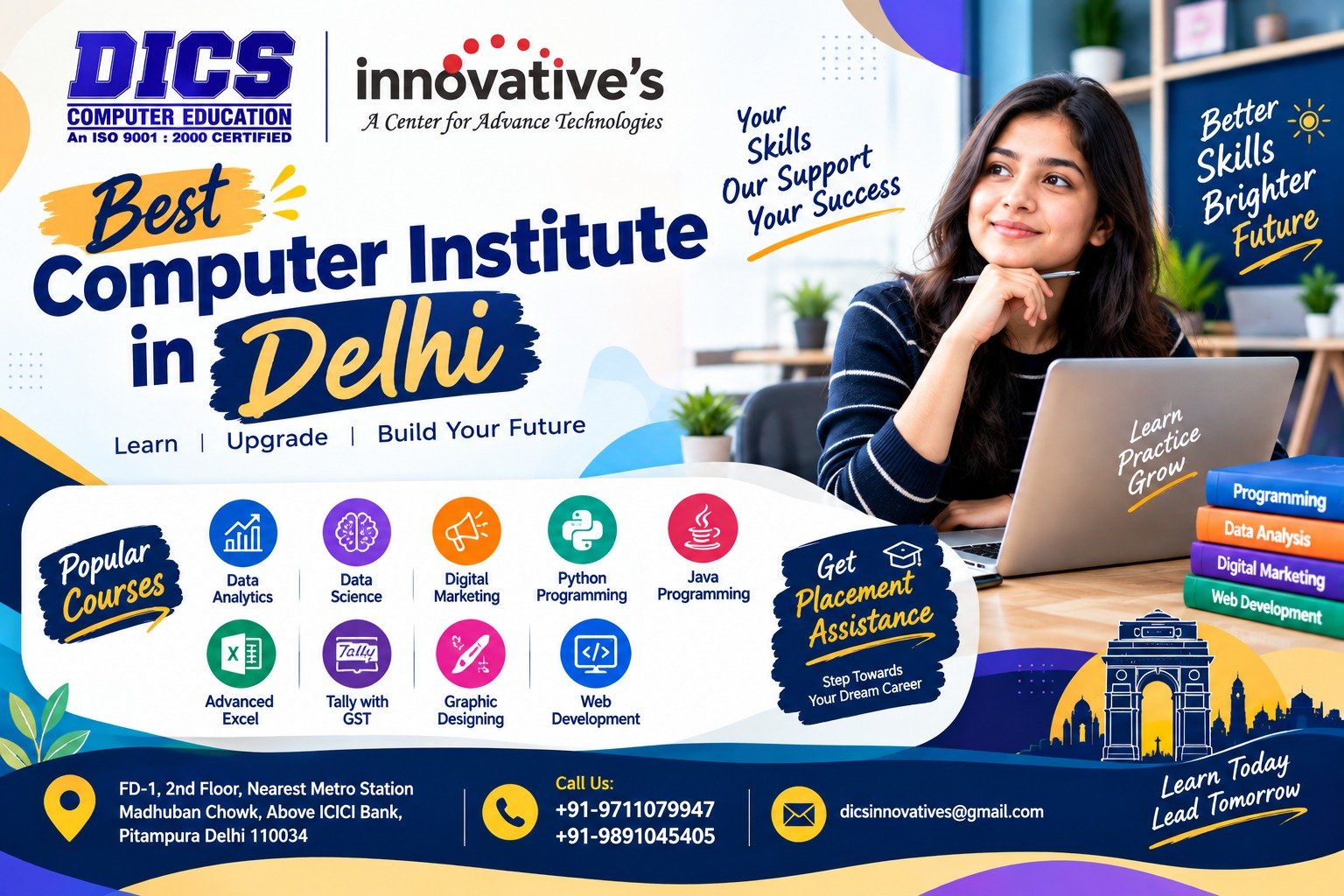 Best Computer Institute in Delhi for Practical Career Skills