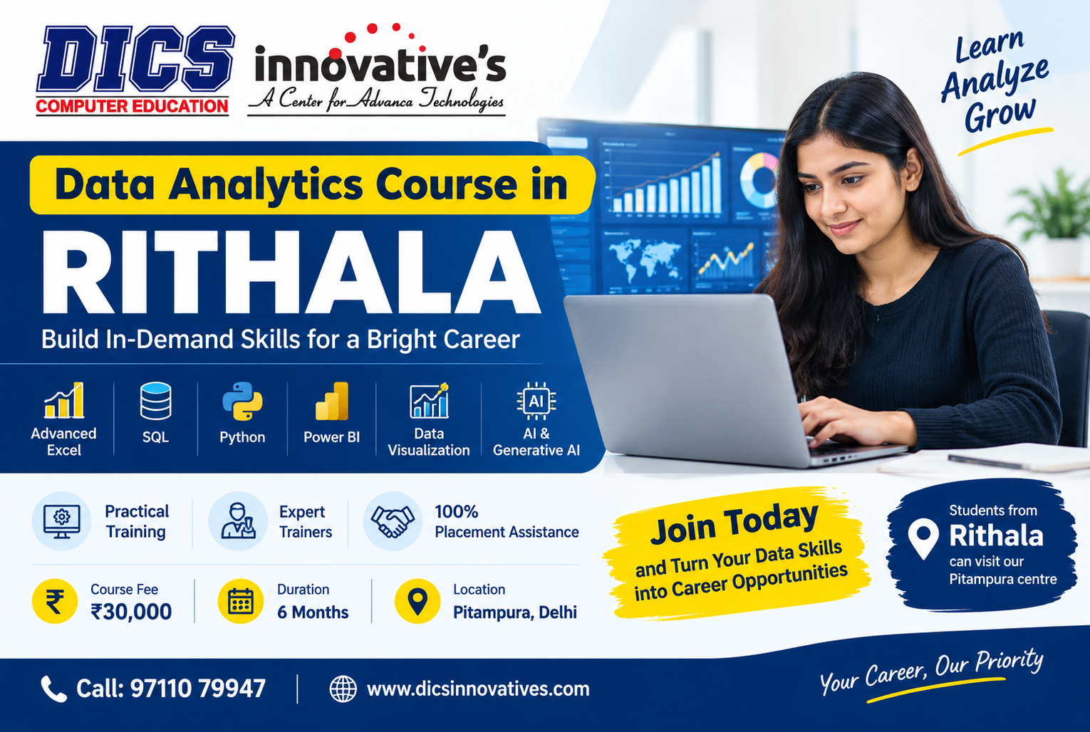 Data Analytics Course in Rithala – DICS Innovatives