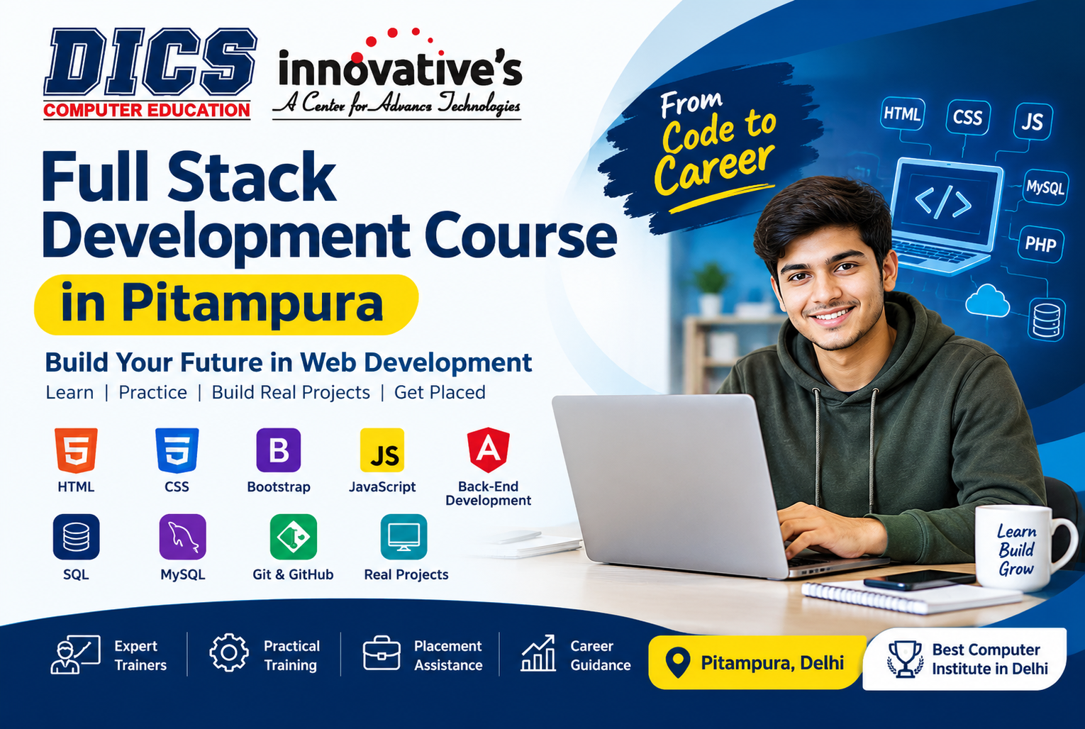 Full Stack Development Course in Pitampura – DICS Innovatives
