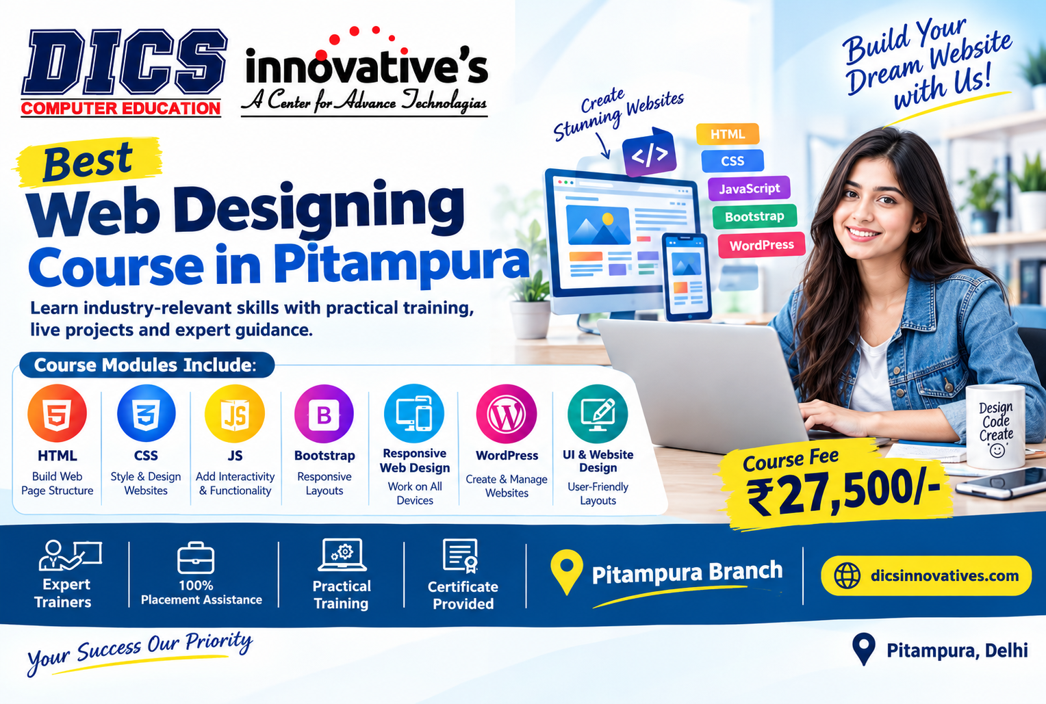 Best Web Designing Course in Pitampura